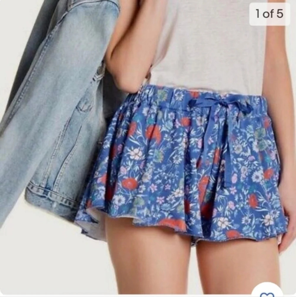 INTIMATELY Free People Floral A Go-go Swing Shorts sz XS/Small